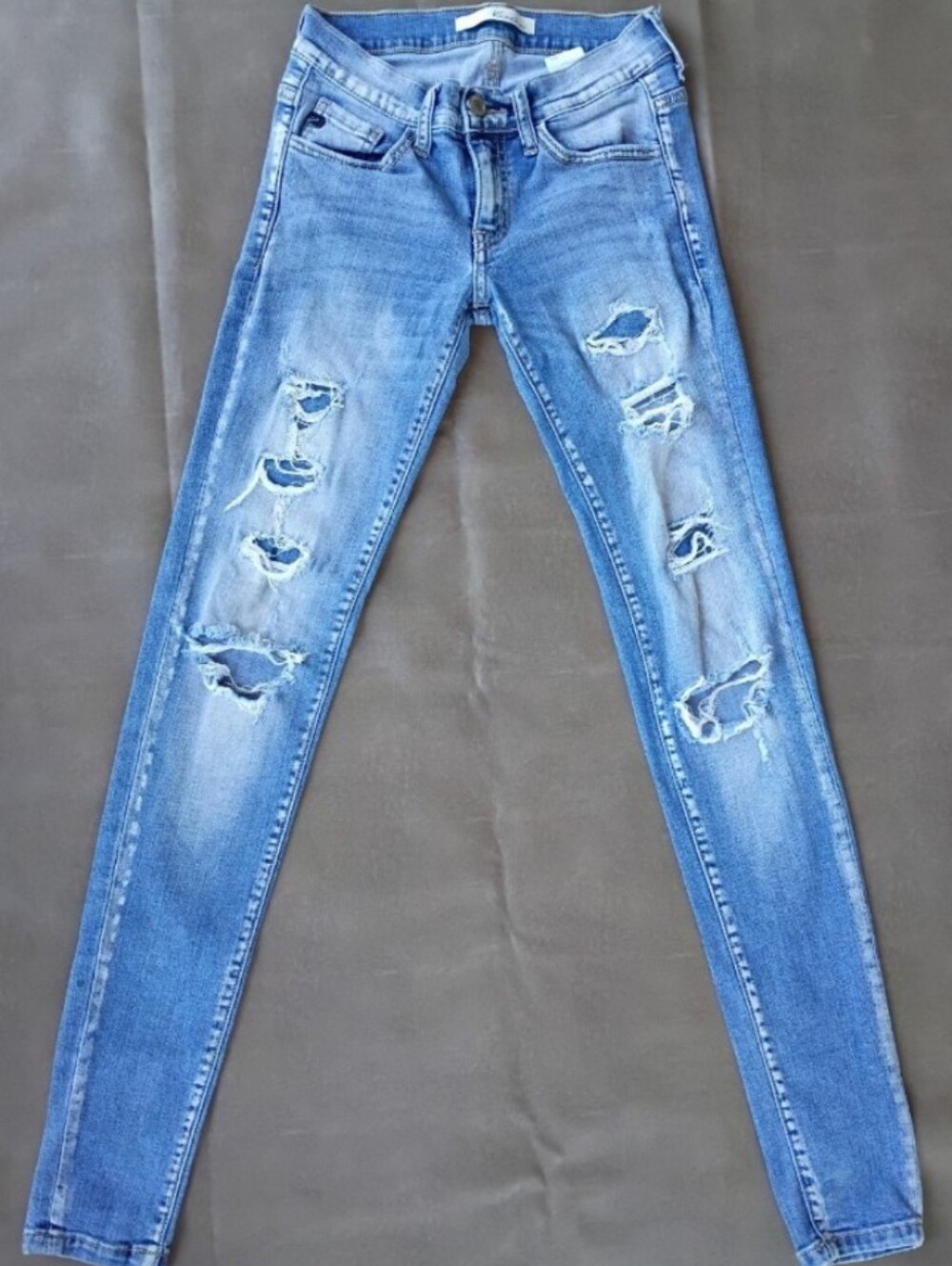 KanCan Distressed Skinny Jeans Medium Wash Size 23 (0) VBK1182R